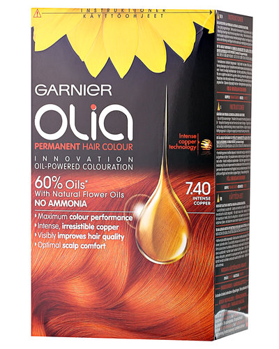 Garnier краска для волос olia оттенок 7 40 искрящийся медный